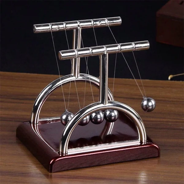 ZTH107 Newton Cradle Desk Toy with Metal Balls for Office Table Decoration