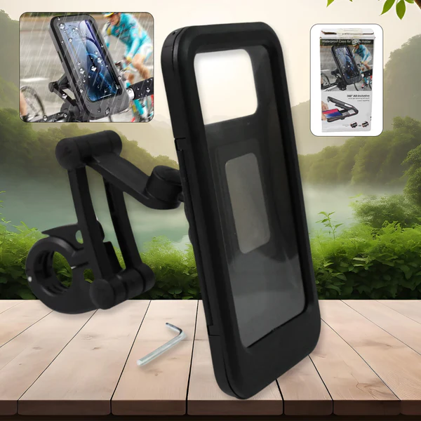 ZTE38 360 Rotation Bike Phone Mount Waterproof Cell Phone Holder (1Pc)