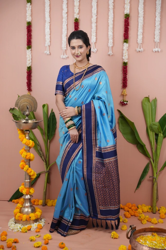 ZTNS4 Premium Party Wear Pure Doulton Sahut Kanjivaram Cotton Silk Saree
