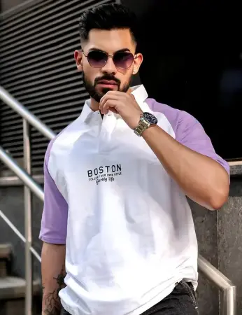 ZT9 Sleeve Oversized Cotton Blend T-Shirt For Men