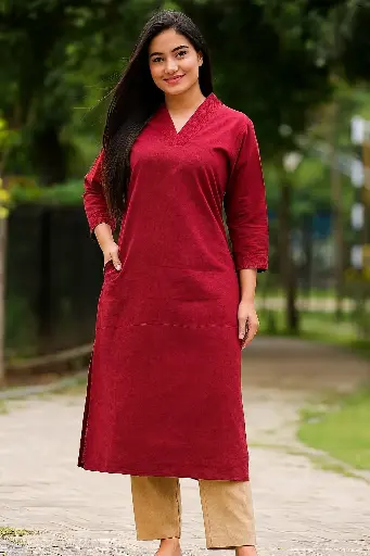 ZT7 Women's Premium Quality Pure Cotton Kurti.