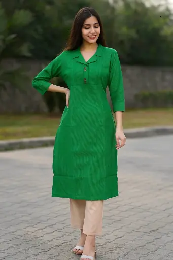 ZT13 Women's Premium Quality Pure Cotton Kurti.