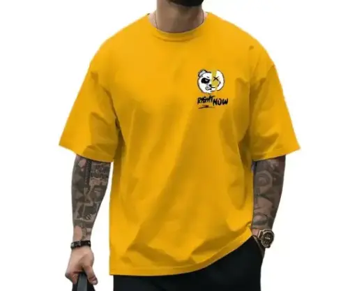 ZT14 Stylish Trandy Graphic Print Oversized T-Shirt For Men
