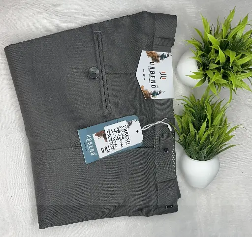 ZT1Men Regular Slim Fit Cotton Blend Trousers.