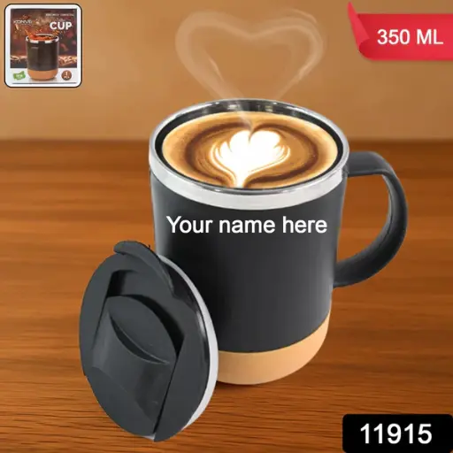 ZT1 Customize Insulated Coffee Mug with Spill-Proof Lid (Approx 350ML & 1 Pc)