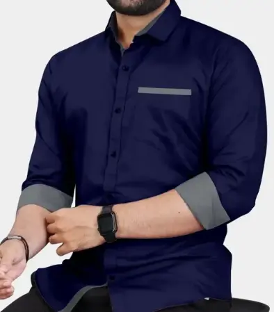 ZT4 Cotton Blend Long Sleeves Shirt For Men's.