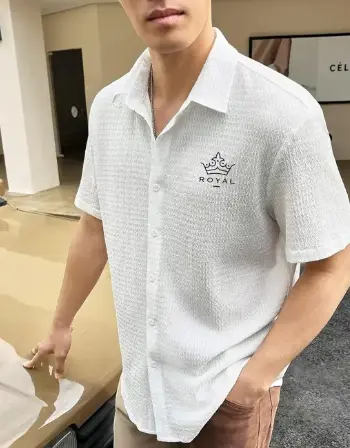 ZT6 Imported Popcorn Stylish Shirts For Men's